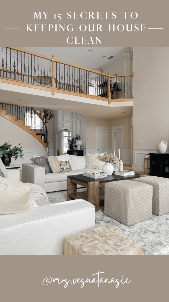 My 15 secrets to keeping our house tidy — @mrs.vesnatanasic